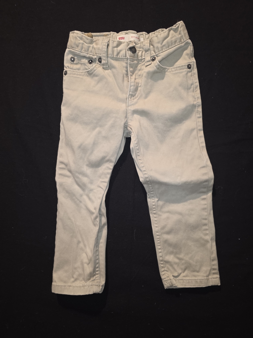Levi's Toddler Tan Jeans 3T Adjustable Waist